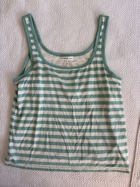 Z Supply Light Green Kiera Striped Tank NWT